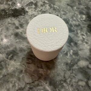 Dior Textured White and Gold Box